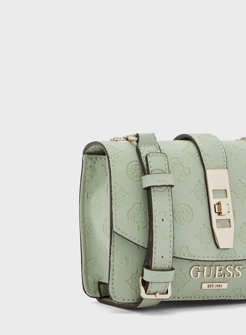 GUESS Peony Flap Over Crossbody