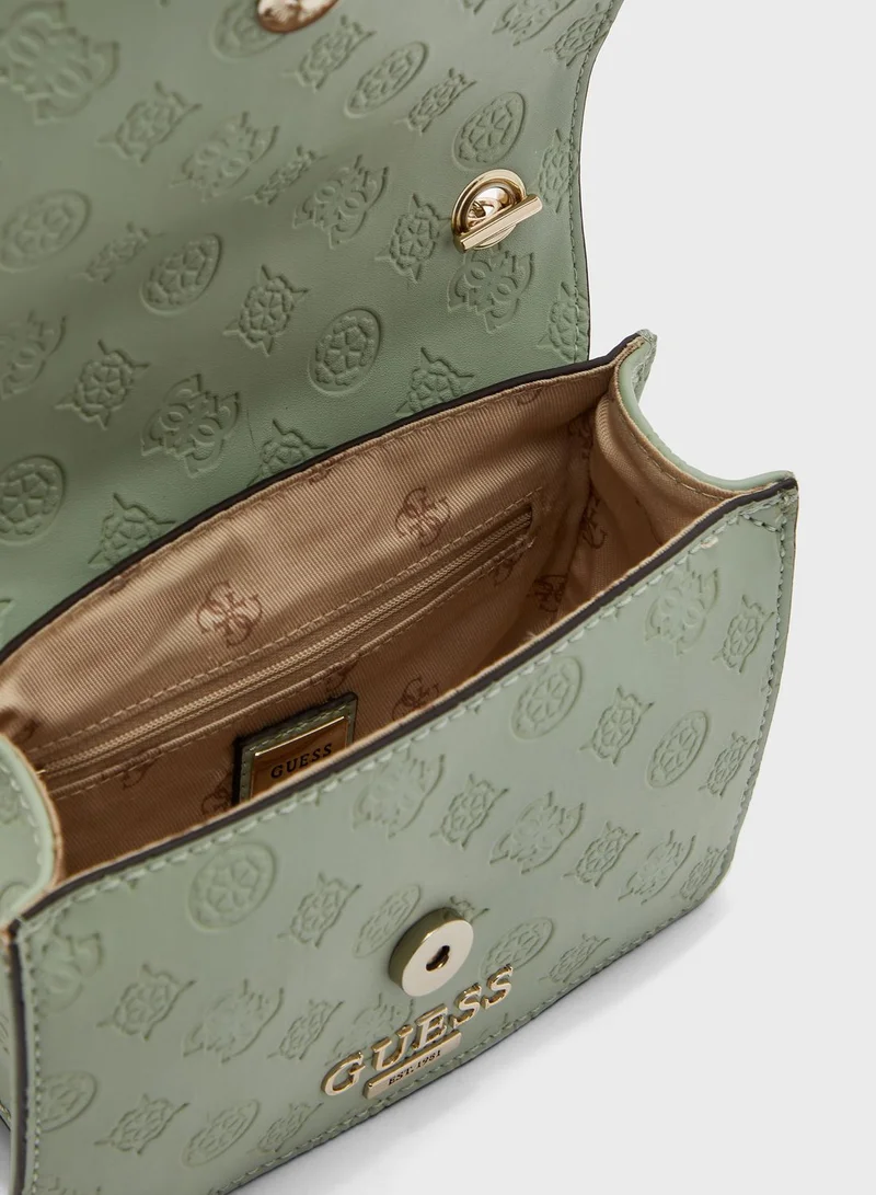 GUESS Peony Flap Over Crossbody