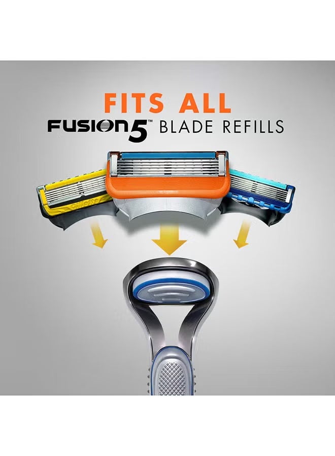 Gillette Fusion5 Men's Refillable Razor: Handle + 2 Blade Refills 1 piece - Image 5