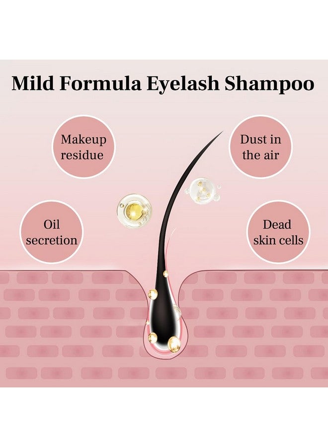 SVECKE Lash Shampoo 34 fl.oz/1 L, Eyelash Shampoo for Lash Extension, Eyelash Extension Cleanser, Lash Eyelid Foam Cleaning Kit for Salon Use and Home Use - Image 4