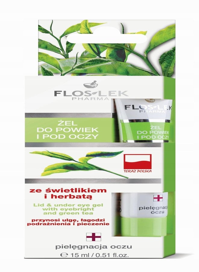 Flos Lek Floslek Lid & Under Eye Gel With Eyebright And Green Tea 15 Ml - Image 1
