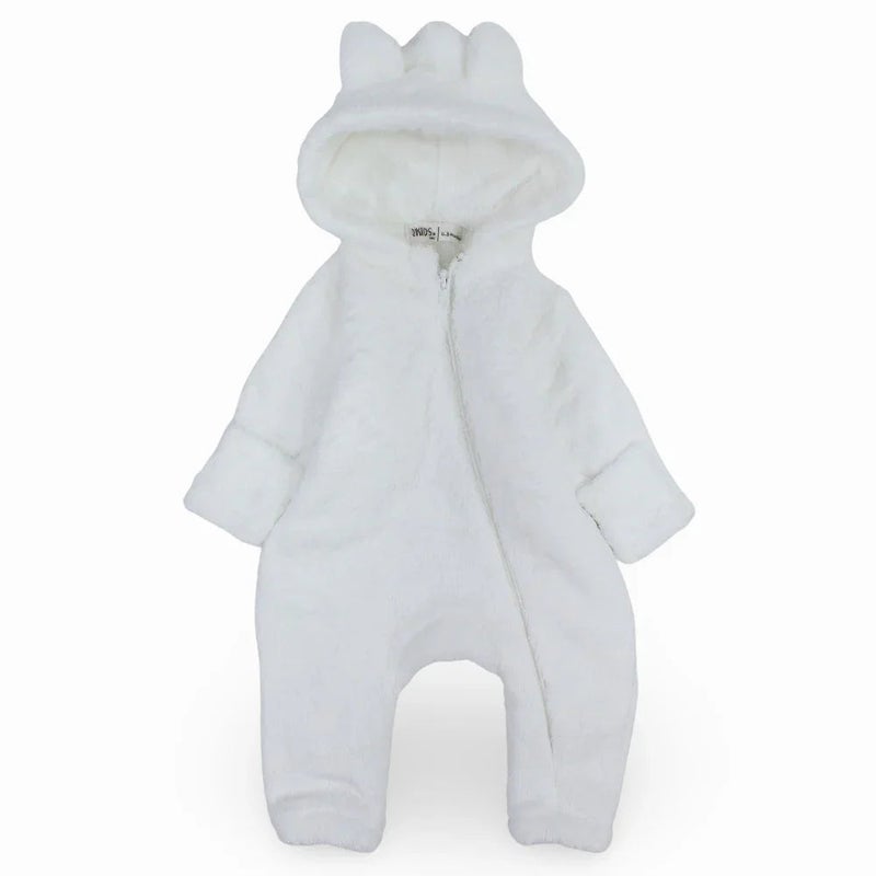 اوركيدز بذلة كاملة مبطنّة برأس لأطفال للاطفال – أبيض - Image 2