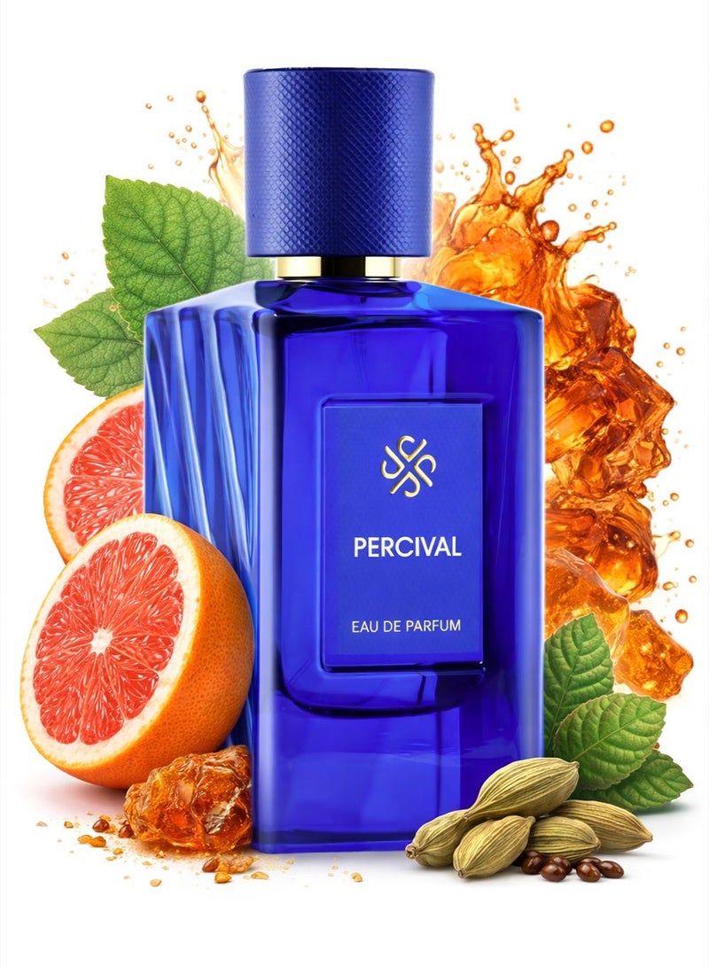 ديفينا عطر ديفينا بيرسيفال للرجال، ١٠٠ مل، أو دو برفيوم | عطور رجالية جريئة تدوم طويلًا | هدية مثالية للعطور الرجالية - Image 1