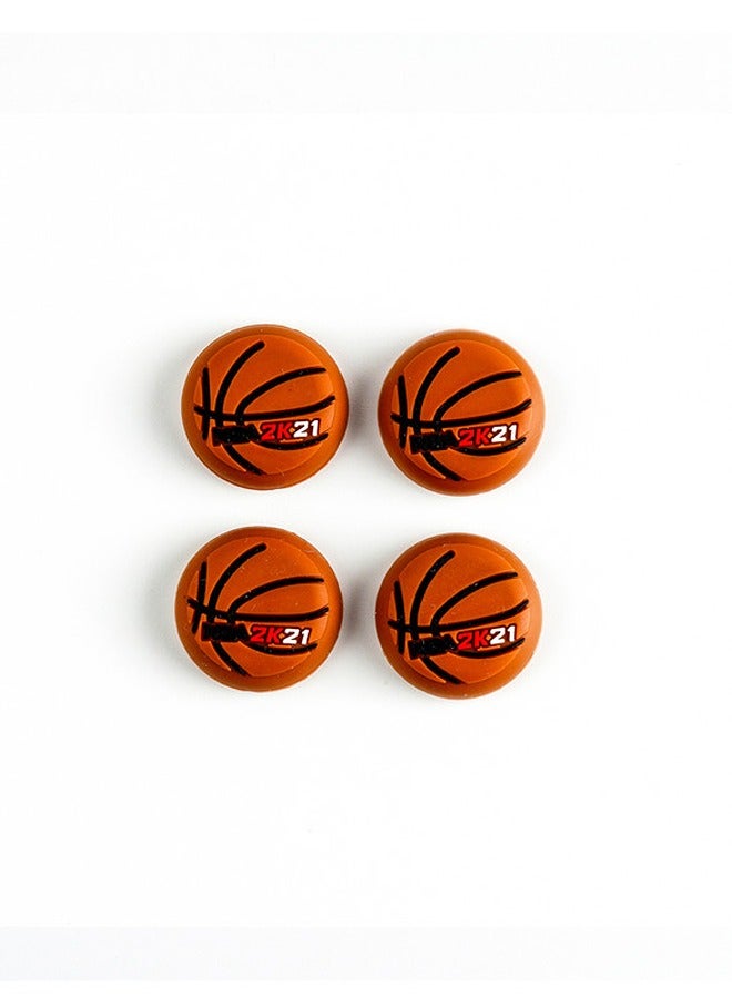 Alpha X 4-Piece Performance Thumbstick Grip NBA 2K21 Theme Set for PS4/PS5 Controllers - Image 2