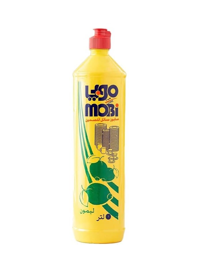 MOBi Lemon Scent Dishwashing Liquid 1 Liter Single Pack