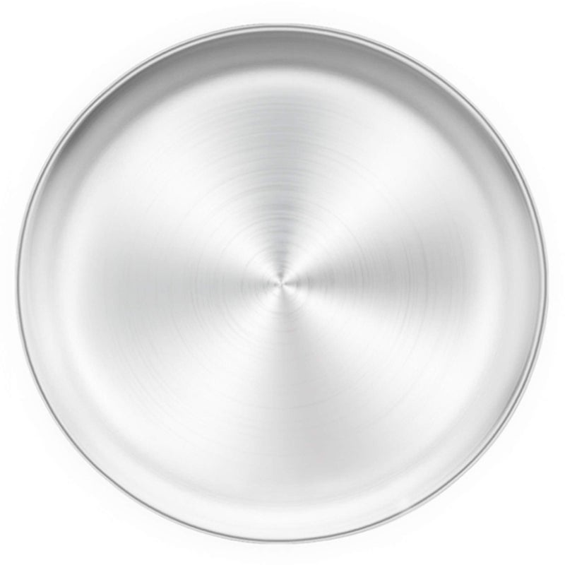 TeamFar Pizza Pan, 13.4 inch Stainless Steel Large Pizza Pan Tray Round Oven Baking Bakeware, Healthy & Heavy Duty, Oven & Dishwasher Safe - Image 1