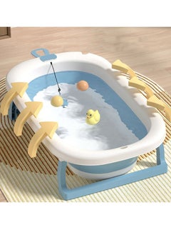ARNOTEC Baby Portable Anti-Slip Folding Bathtub Plus Bath Mat  - Image 3