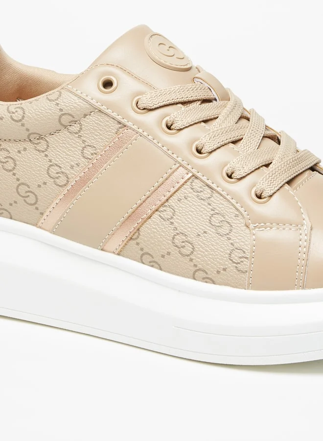 Celeste Women's Textured Lace-Up Sneakers
