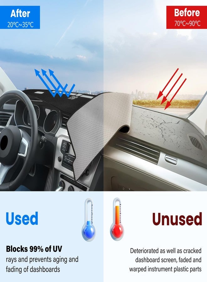 HPEVA Dash Cover Mat Compatible with Toyota Crown 2023 2024 2025 Dashboard Cover for Pad Custom Car Dashboard Interior Accessories Ornament - Image 3