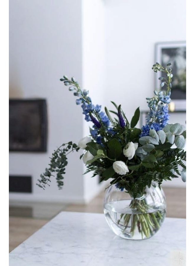 Glass Vase for Flowers, Set of 3, Clear Vase for Home Decoration, for Roses - Image 5
