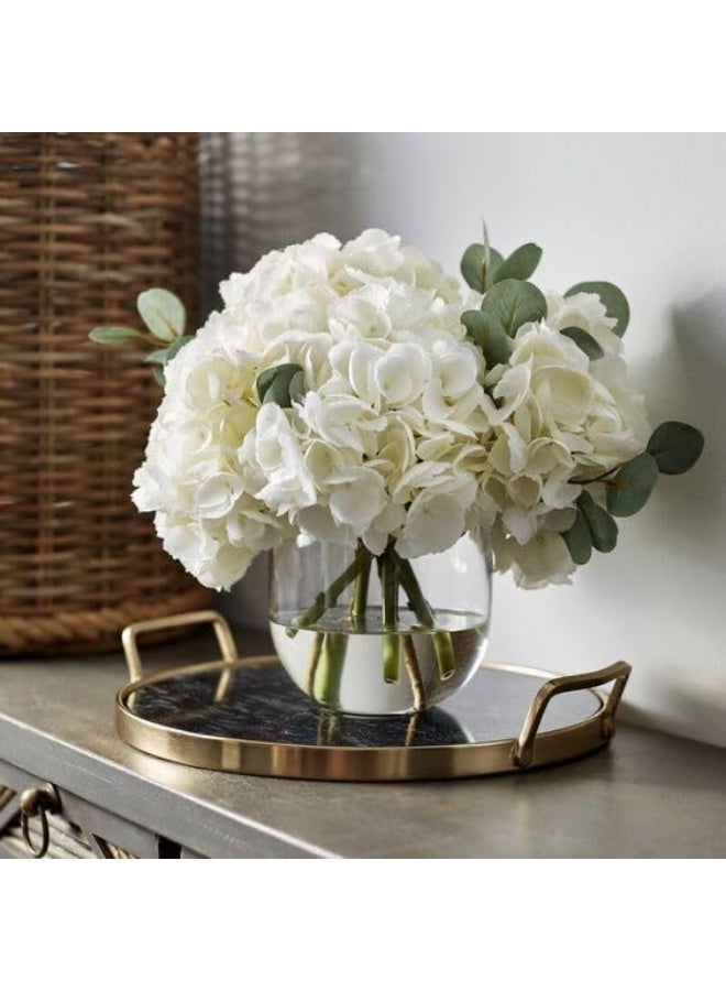 Glass Vase for Flowers, Set of 3, Clear Vase for Home Decoration, for Roses - Image 3