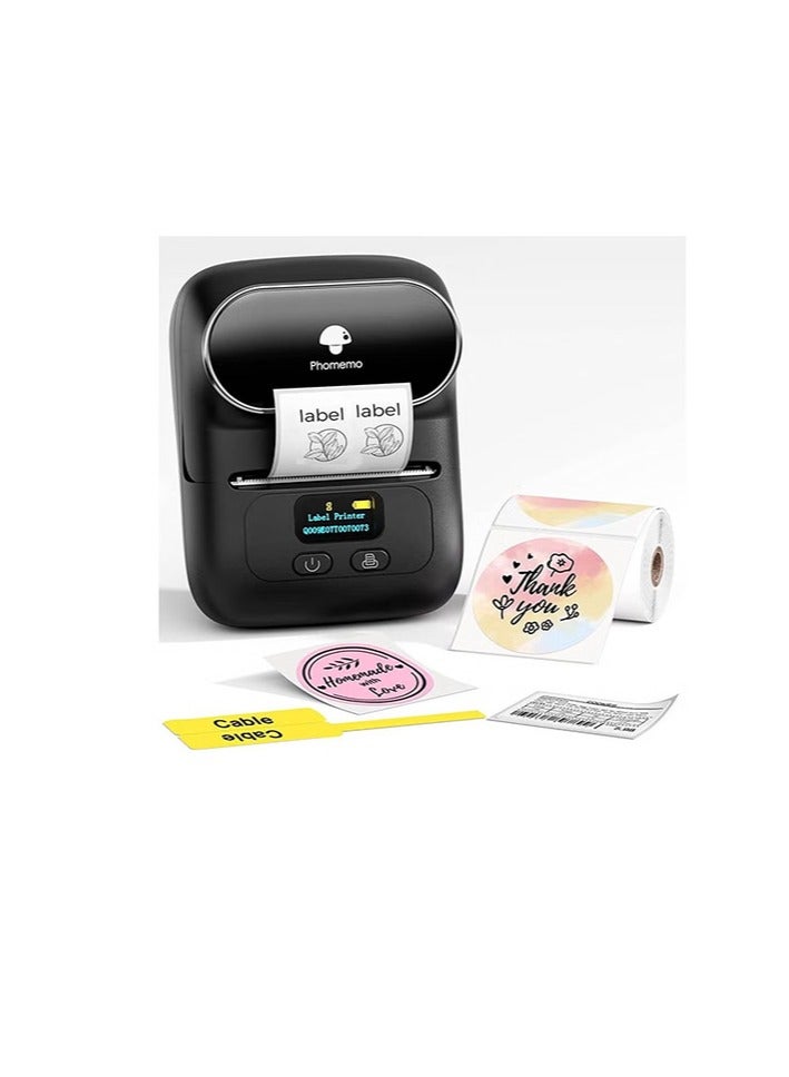 ELTRAZONE "M110 Portable Bluetooth Thermal Mini Label Maker Printer – Compact and Versatile Labeling Solution, Black" - Image 2