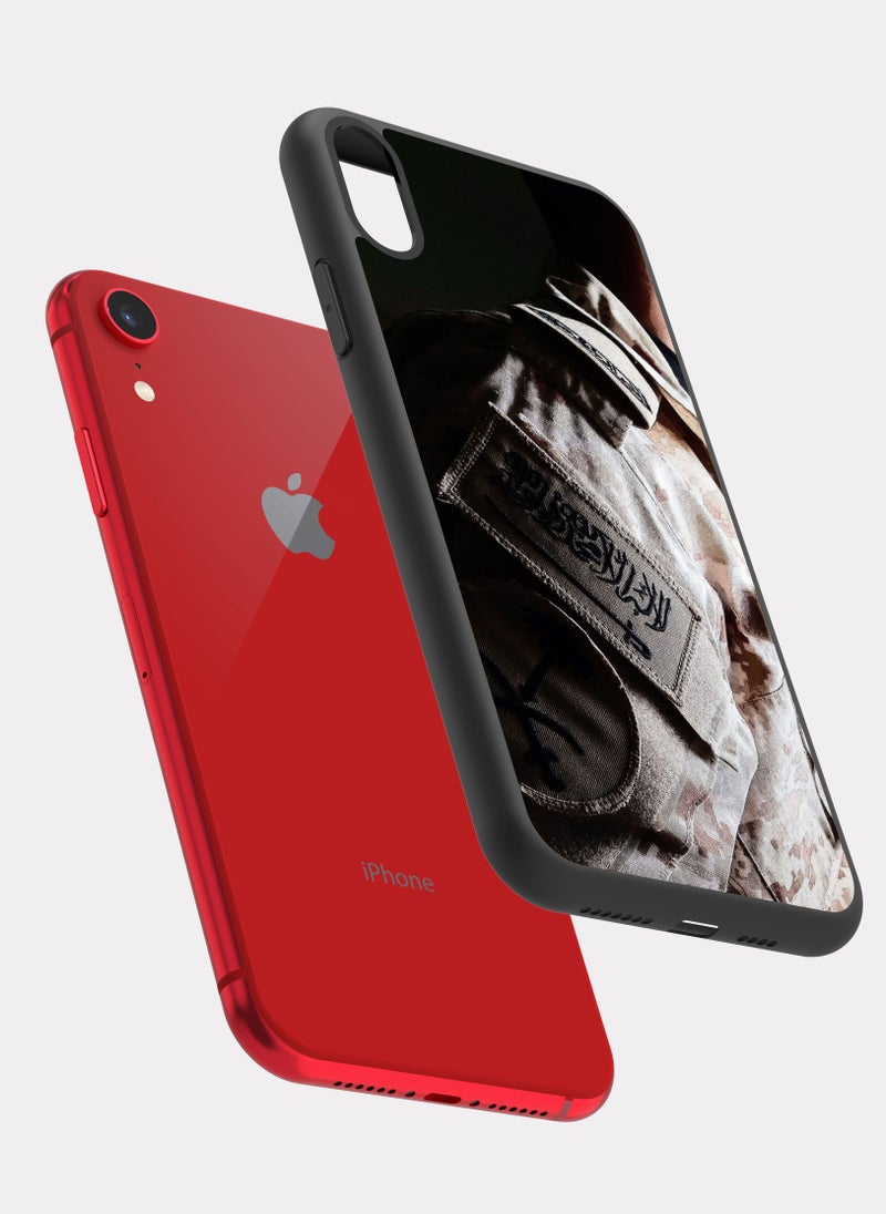 PXLAAT iPhone XR case cover Saudi Soldier - Image 2