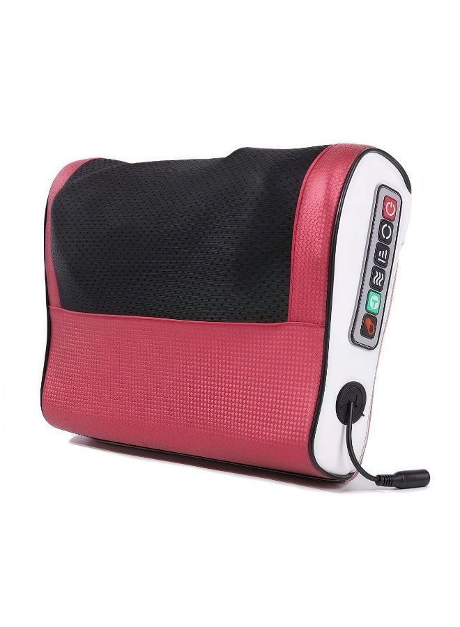 دينكس وسادة تدليك كهربائية من دينكس مزودة بحرارة للرقبة والظهر والكتفين، وسادة تدليك عميقة لتخفيف التوتر واسترخاء العضلات والتخلص من التعب، مناسبة للمنزل والمكتب وجهاز العافية أثناء السفر، DX3711 - Image 2