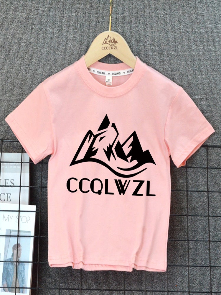 Children'S Wear Boys T-Shirt Summer Children'S Casual Middle And Big Children'S Cotton Short-Sleeved Boys Handsome T-Shirt - Image 4