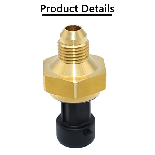 KEJSTED DPFE6 6.0 EBP Exhaust Back Pressure Sensor EGR Compatible with 2005-2010 Ford 6.0L Powerstroke Diesel 1850352C1 1850352C2 5C3Z-9J460-B 1850352 - Image 3