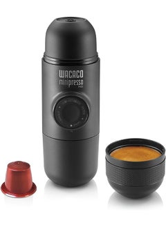 WACACO Minipresso NS, Portable Espresso Machine, Compatible Nespresso Original Capsules and Compatibles, Travel Coffee Maker, Manually Operated from Piston Action  - Image 1