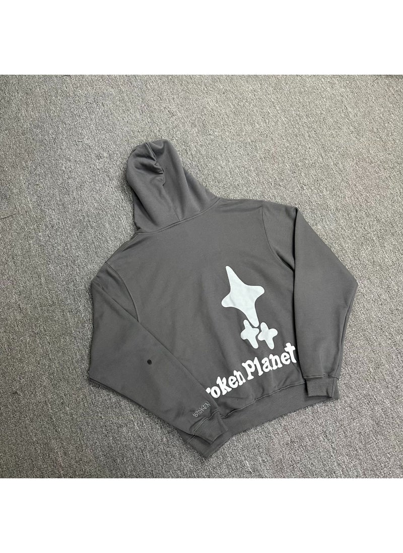 Generic - Broken Planet Hoodie Foam Print Casual Suit Top bp—h216 - Image 1
