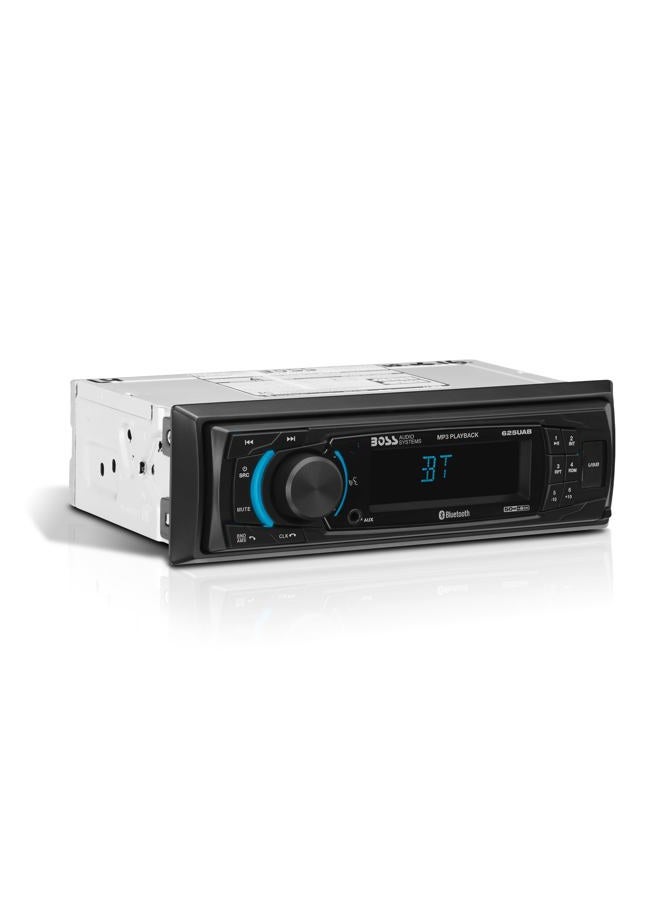 BOSS AUDIO SYSTEMS 625UAB Single DIN Car Stereo with Bluetooth - No CD DVD Player, AM/FM Radio Receiver, Aux Input, USB - Image 1