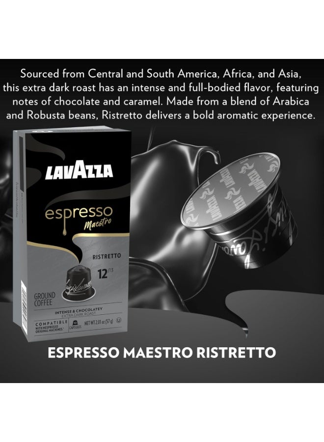 Lavazza Nespresso Compatible Espresso Capsules – Lavazza Espresso Maestro Ristretto, 20 Aluminum Pods - Image 3