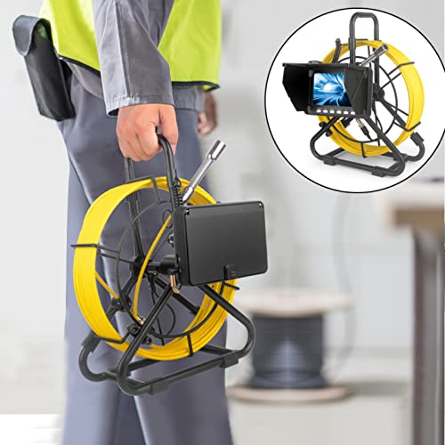 KAOLALI Endoscope Camera with Light Endoscope Sewer Pipeline Inspection Camera 6 LED Light with DVR Function and Snake Cable 5” high Resolution Screen Waterproof for Home Pipe Sewer Plumbing - Image 5