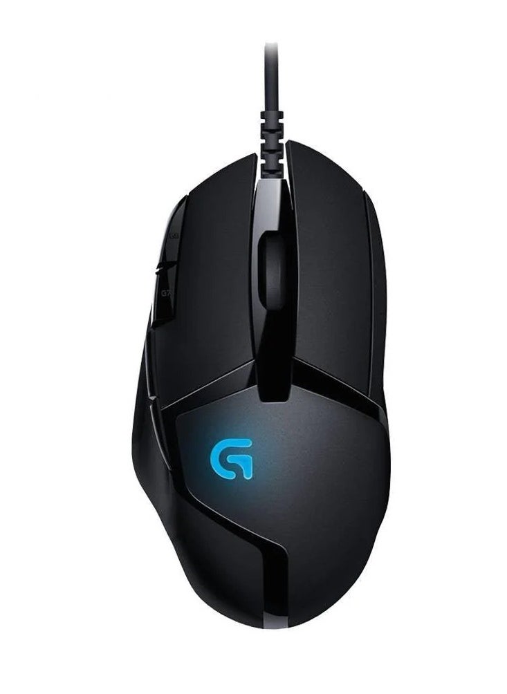 LOGI Logitech G402 Ultra-Fast FPS Gaming Mouse, HFusion Engine hybrid sensor, 240-4000DPI,On-the-fly DPI Switching,32-bit ARM processor,8 programmable buttons,High-speed clicking,Full-speed USB  - Image 1