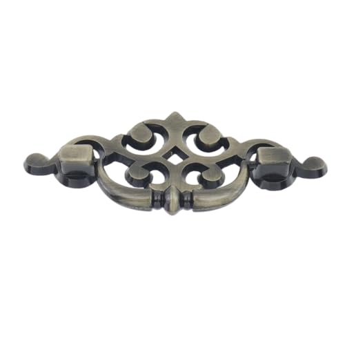 Mcredy Drop Bail Pulls Cabinet Pulls Retro Bronze Mounting Hole Distance 64mm/2.5" Handle Pulls Set of 4 … - Image 4