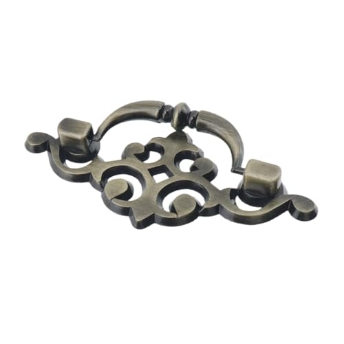 Mcredy Drop Bail Pulls Cabinet Pulls Retro Bronze Mounting Hole Distance 64mm/2.5" Handle Pulls Set of 4 … - Image 3
