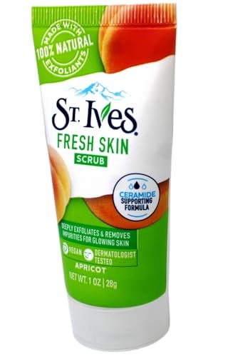 St. Ives Fresh Skin Scrub, Deep Exfoliator Skin Care for Clean, Glowing Skin, Apricot, 1 OZ - 12 Pack - Image 2