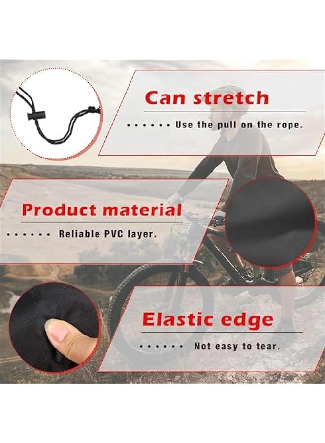 Bike Seat Cover with Drawstring Waterproof Bicycle Mountain Rain Dust Protective Cushion Saddle Accessories 5 - Image 5