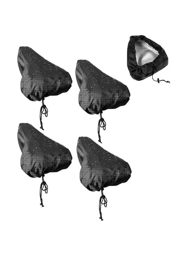 Bike Seat Cover with Drawstring Waterproof Bicycle Mountain Rain Dust Protective Cushion Saddle Accessories 5 - Image 1