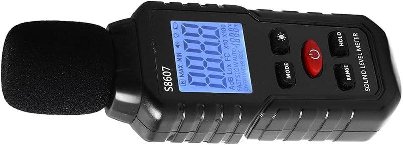 مقياس مستوى الصوت الرقمي LCD المحمول لقياس الضوضاء مصنوع من مادة ABS - Image 4