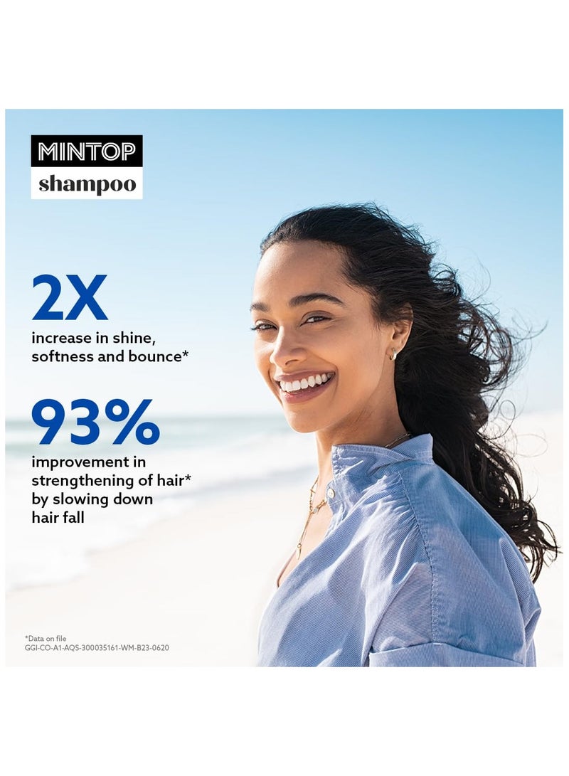 Dr. Reddy's Mintop Shampoo for Hair Fall Control Fortified with Procapil and Redensyl Helps increase hair shine softness Sulphate free Helps strengthen hair roots 100 mL - Image 5