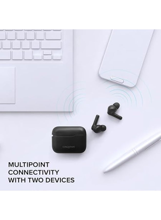 كريتيف سماعات أذن داخلية لاسلكية حقيقية خفيفة الوزن مقاومة للعرق مع إلغاء الضوضاء النشط ووضع البيئة - Image 3