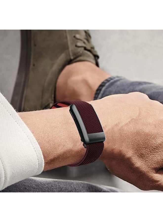 TraMx Bands for Whoop 4.0 - Replacement Nylon Knit Watch Strap Wristband with U-shaped Metal Frame Fitness & Activity Tracker Accessories - Image 3