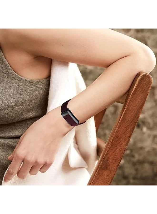 TraMx Bands for Whoop 4.0 - Replacement Nylon Knit Watch Strap Wristband with U-shaped Metal Frame Fitness & Activity Tracker Accessories - Image 5
