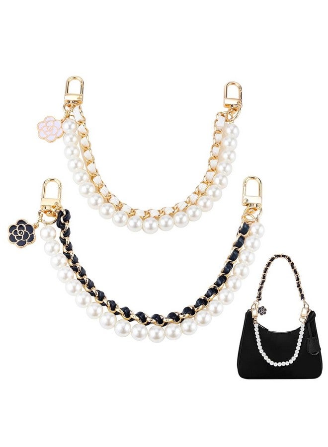  بالي حزام حقيبة PALAY® مكون من قطعتين لحقيبة الكتف وحقيبة الزهور اللؤلؤية وإكسسوارات سلسلة تمديد الحقيبة وحزام كتف المحفظة للحقيبة وحزام سلسلة حقيبة مزدوج الطبقات بديل للحقائب اليدوية والمحفظة وحافظة الهاتف - Image 1