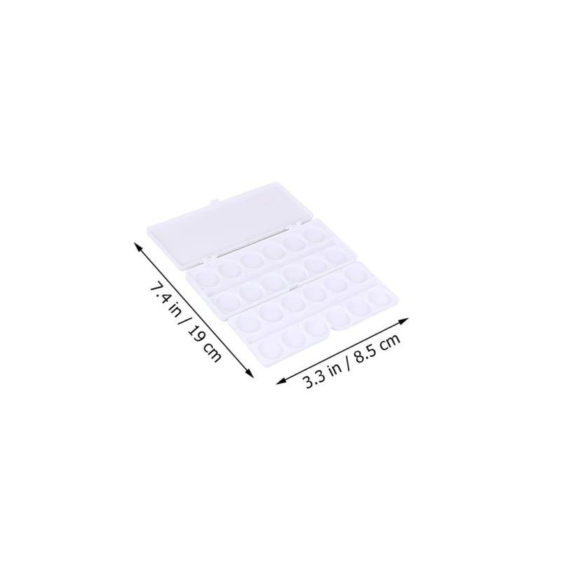 3Pcs Nail Art Watercolor Palette Durable Mixing Tray Easy Clean for Beginners Professionals - Image 3