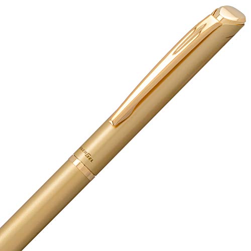 Pentel EnerGel Style Premium Liquid Gel Pen, (0.7mm), Medium line, Gold Barrel, Black Ink w/Gift Box (BL2007XABX) - Image 2