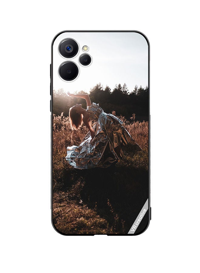 VR CREATIVE Protective Case Cover For Realme 9i 5G Girl Dance Pose Design Multicolour - Image 1