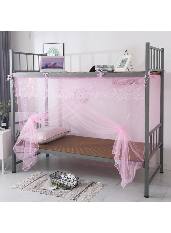 Bluejw Student Dormitory Zipper Mosquito Net Dust Top 0.9m Upper And Lower Bunk Bedroom 1m Single Double Bed 1.2 Household 1.5 Meters - Image 1
