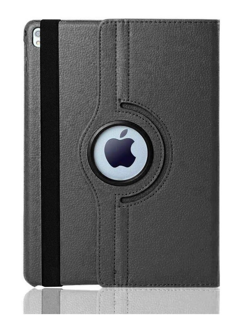 For iPad 10.2 Case 9th 8th 7th Generation 2021 2020 2019 360 Leather Wallet Rotating Durable Protective Cover With Auto Wake Sleep Black - Image 5