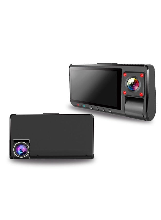 Denx "DENX DX3617 Dashcam – 3 Camera System, HD Video Recording, G-Sensor, Supports 128GB Storage, Wide-Angle Car DVR with Night Vision & Loop Recording" - Image 1