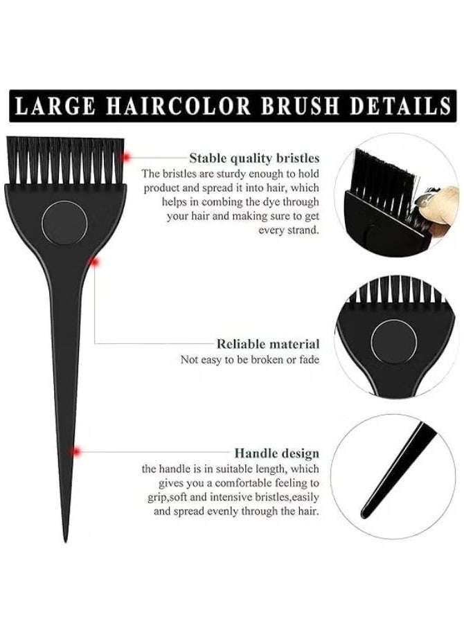 فرشاة صبغ شعر احترافية للرجال والنساء بلون أسود، فرشه متعددة الاستخدام لصبغات الشعر والعناية داخل المنزل وصالونات التجميل - Image 3