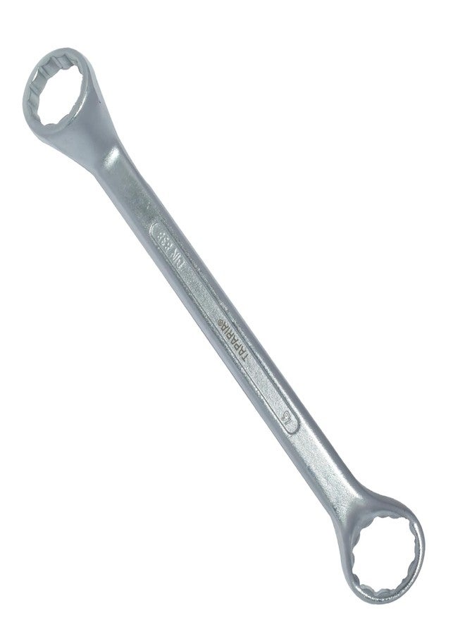Taparia Ring Spanner – 41mm x 46mm, Chrome Plated Finish - Ideal for Industrial Use