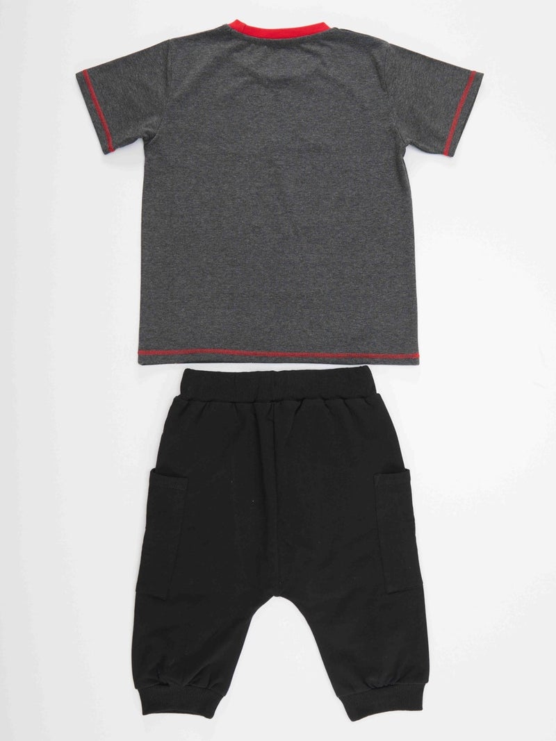 Mshb&G Skull Boy T-Shirt Baggy Capri Set  - Image 4