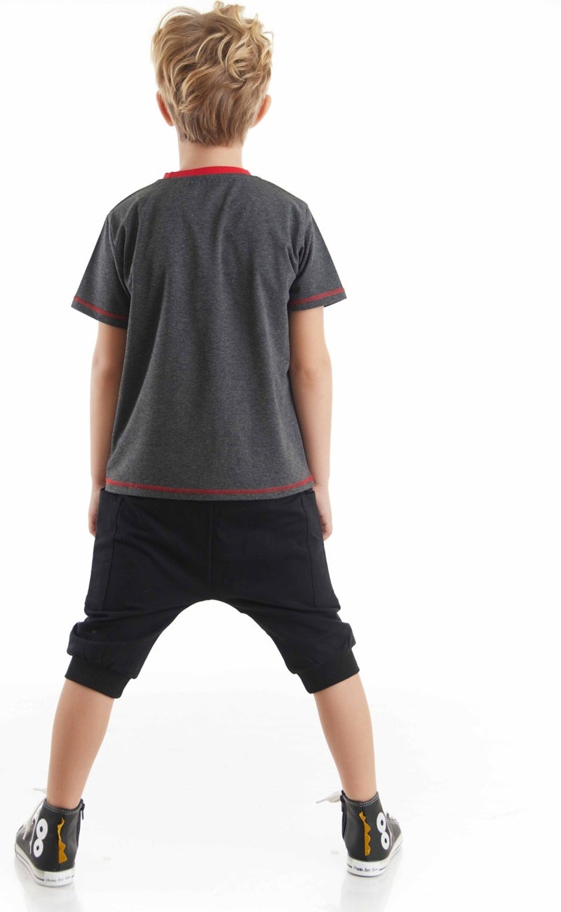 Mshb&G Skull Boy T-Shirt Baggy Capri Set  - Image 2