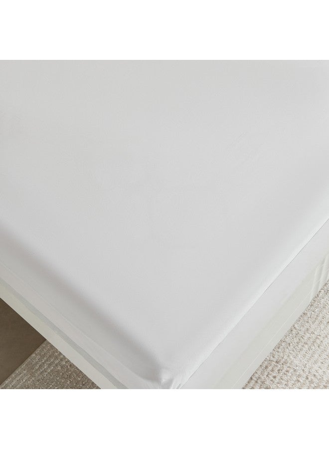 Home Box Purely Percale 300 TC Super King Fitted Sheet 200 x 40 x 200 cm - Image 4