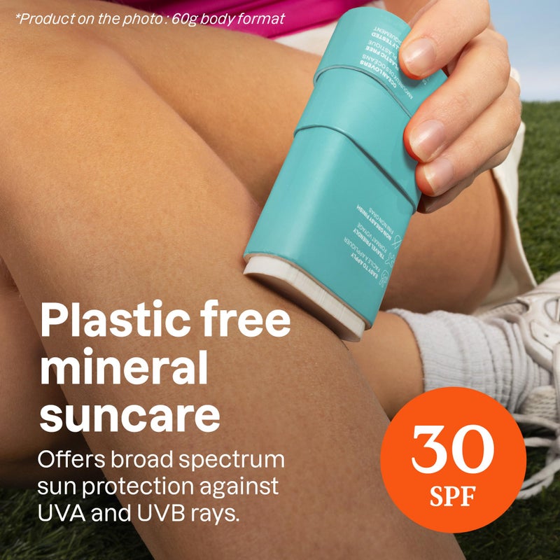 ATTITUDE Mineral Sunscreen Stick with Zinc Oxide, SPF 30, EWG Verified, Plastic-Free, Broad Spectrum UVA/UVB Protection, Dermatologically Tested, Vegan, Unscented, 2.1 Ounces - Image 2