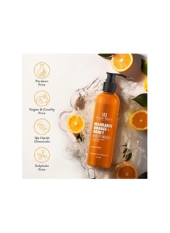 Botanic Hearth Botanic Hearth Mandarin Orange and Honey Body Wash with Lemon Peel Extract for a Radiant Glow Sulphate and Paraben Free Suitable for All Skin Types Shower Gel for Men and Women 245ml  - Image 2